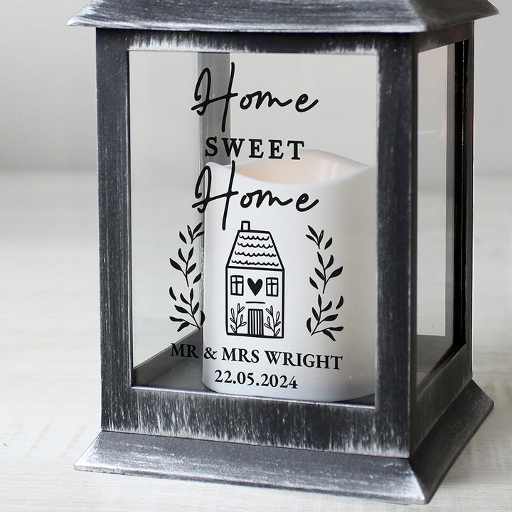 Buy Personalised Home Black Lantern available now at www.giftsfinder.co.uk