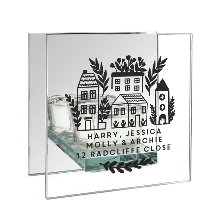 Buy Personalised Home Glass Tealight available now at www.giftsfinder.co.uk