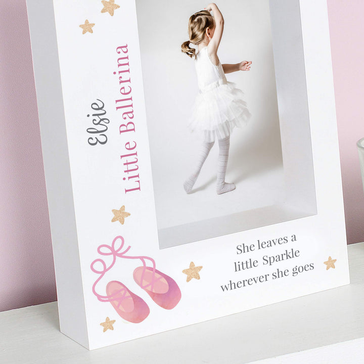 Buy Personalised Swan Lake Ballet 7x5 Box Photo Frame at www.giftsfinder.co.uk