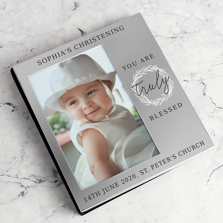 Buy Personalised Truly Blessed 6x4 Photo Frame Album at www.giftsfinder.co.uk