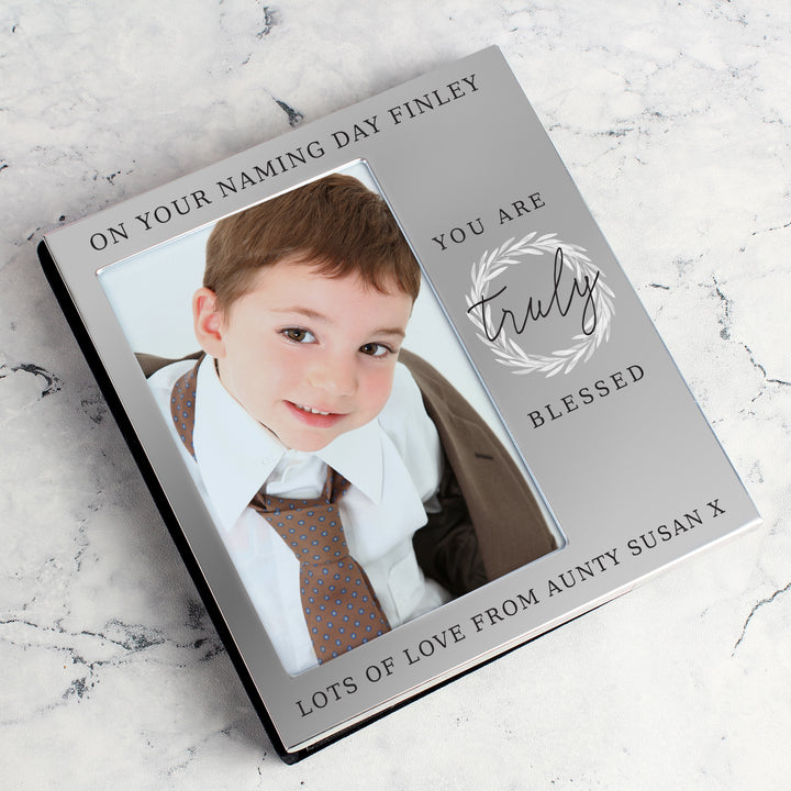 Buy Personalised Truly Blessed 6x4 Photo Frame Album at www.giftsfinder.co.uk