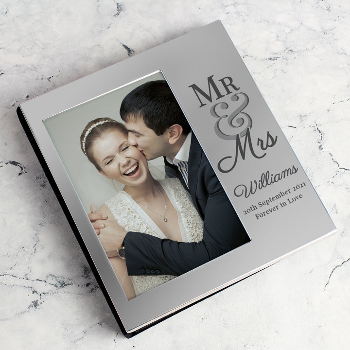 Buy Personalised Mr & Mrs 4x6 Photo Album available now at www.giftsfinder.co.uk