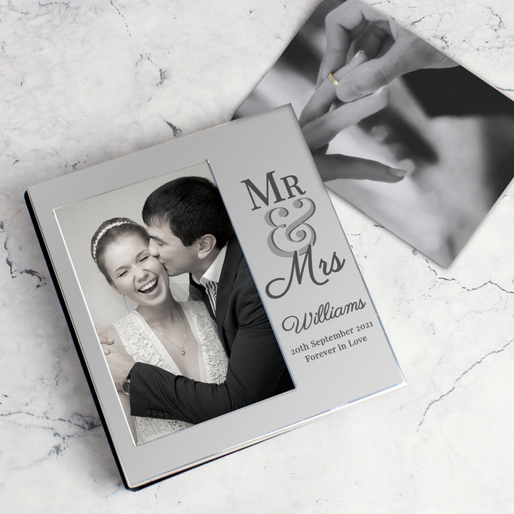 Buy Personalised Mr & Mrs 4x6 Photo Album available now at www.giftsfinder.co.uk