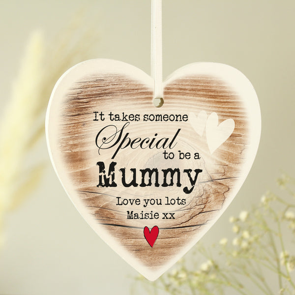 Personalised Someone Special Wooden Heart Shaped Decoration in gift category Personalised Ornaments & Keepsakes