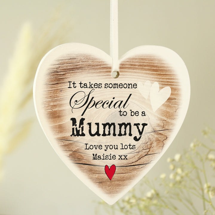 Personalised Someone Special Wooden Heart Shaped Decoration - part of the Gifts Finder Personalised Ornaments & Keepsakes collection