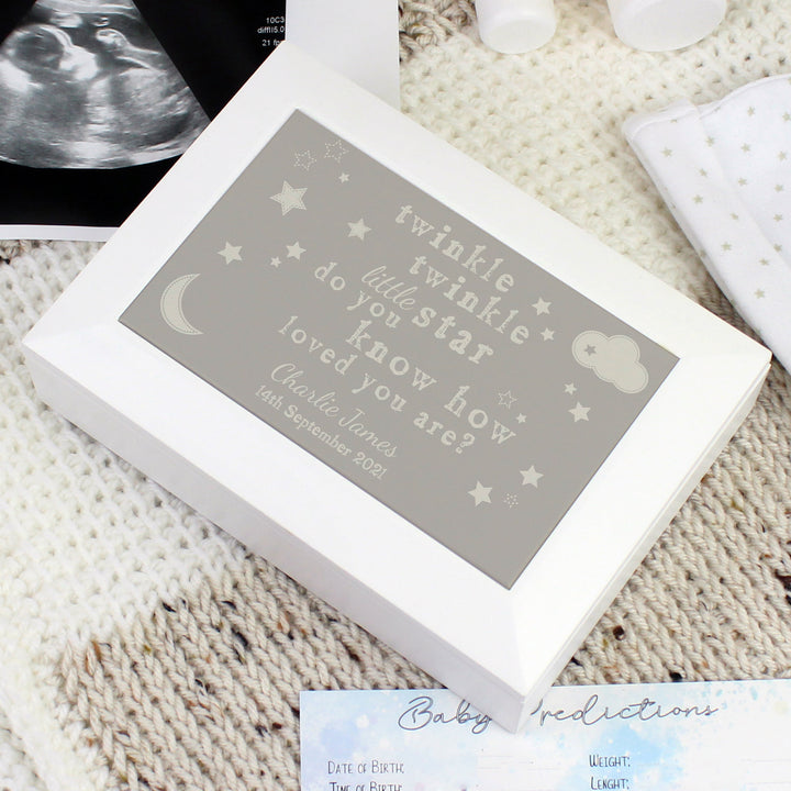 Personalised Twinkle Twinkle Jewellery Box in gift category Personalised Jewellery Boxes