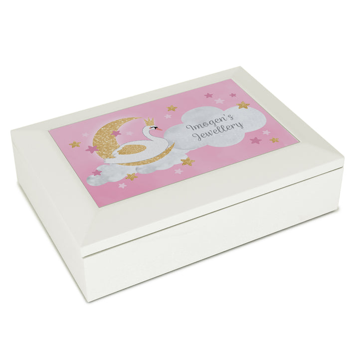 Buy Personalised Swan Lake Jewellery Box at www.giftsfinder.co.uk