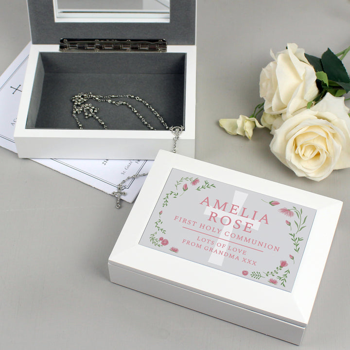 Buy Personalised Religious Jewellery Box at www.giftsfinder.co.uk