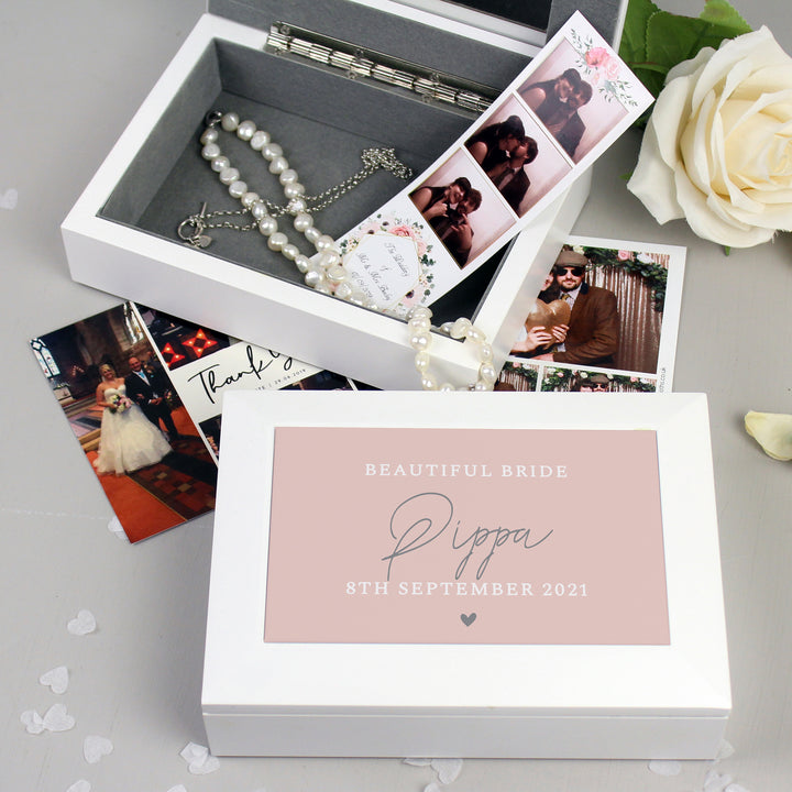 Buy Personalised Free Text Jewellery Box at www.giftsfinder.co.uk