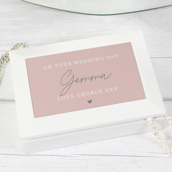 Buy Personalised Free Text Jewellery Box at www.giftsfinder.co.uk