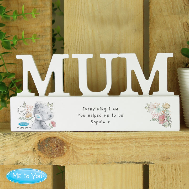 Personalised Me To You Wooden Mum Ornament - part of the Personalised Ornaments & Keepsakes collection