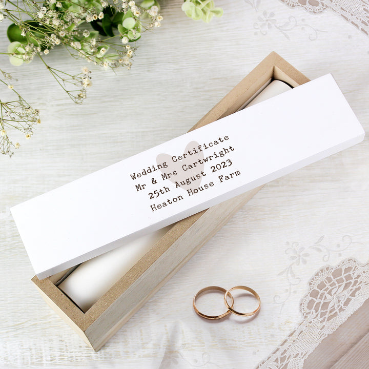 Personalised Free Text Wooden Certificate Holder - part of the Gifts Finder Personalised Certificate Holders collection