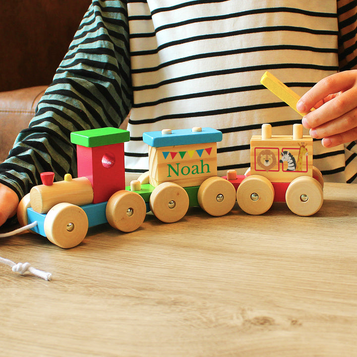 Buy Personalised Circus Toy Train available now at www.giftsfinder.co.uk