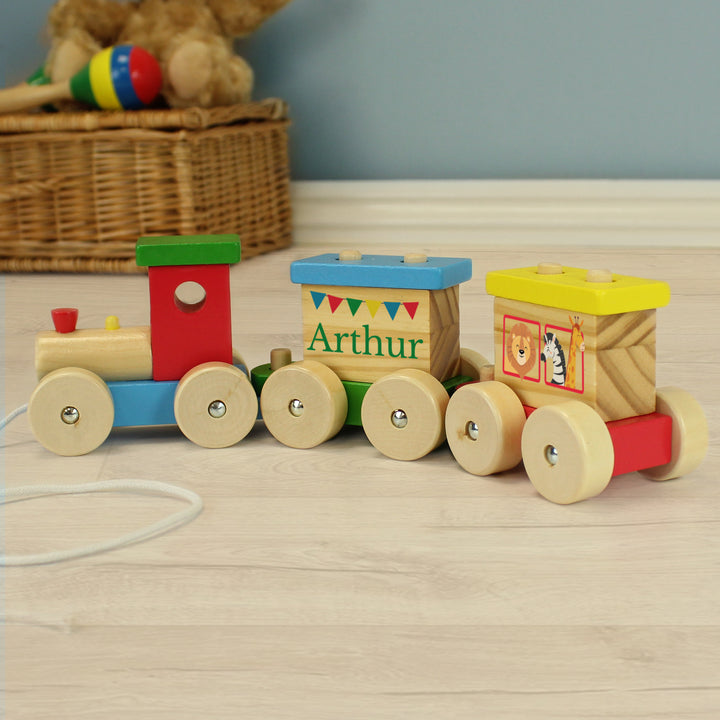 Buy Personalised Circus Toy Train available now at www.giftsfinder.co.uk