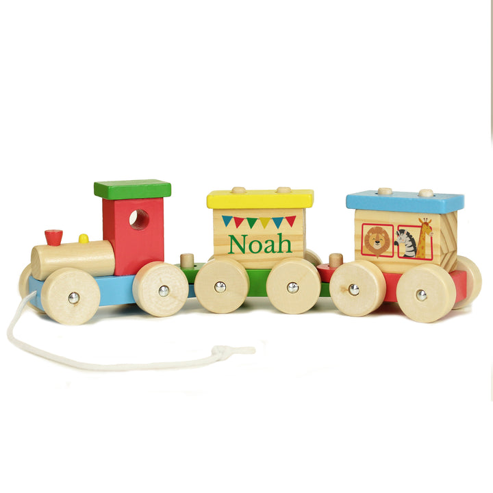 Buy Personalised Circus Toy Train available now at www.giftsfinder.co.uk