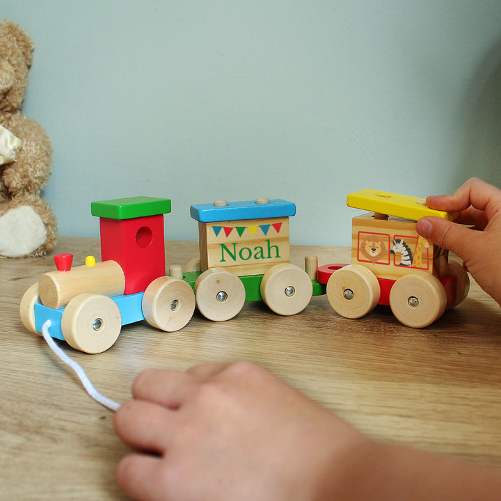 Buy Personalised Circus Toy Train available now at www.giftsfinder.co.uk