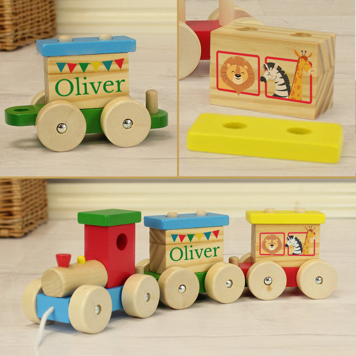 Buy Personalised Circus Toy Train available now at www.giftsfinder.co.uk