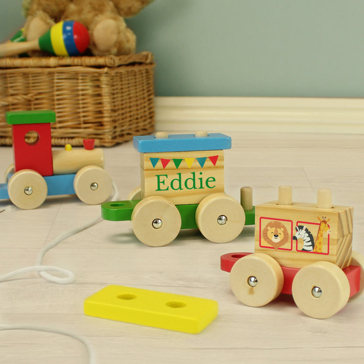 Buy Personalised Circus Toy Train available now at www.giftsfinder.co.uk