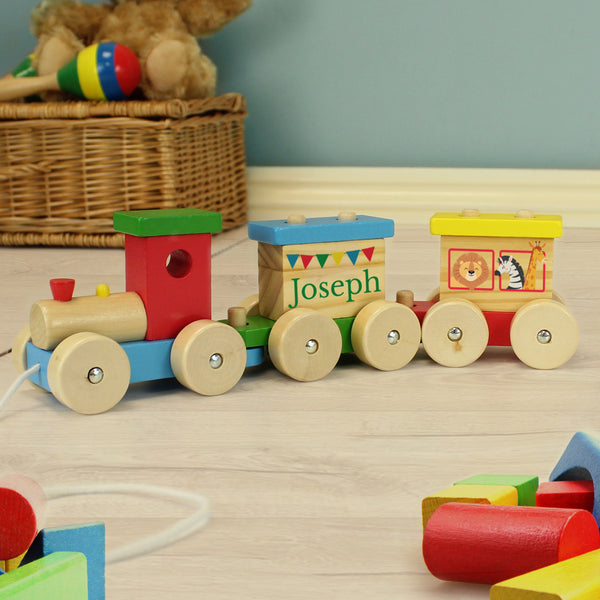 Buy Personalised Circus Toy Train available now at www.giftsfinder.co.uk