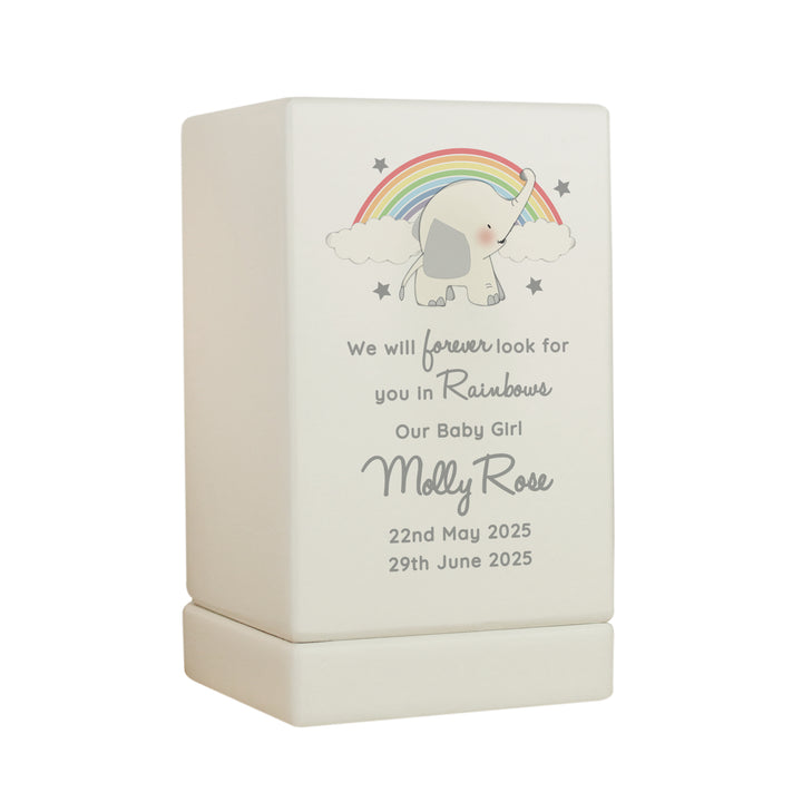 Personalised Child's Memorial Small Wooden Urn - part of the Gifts Finder Personalised Memorial Gifts collection