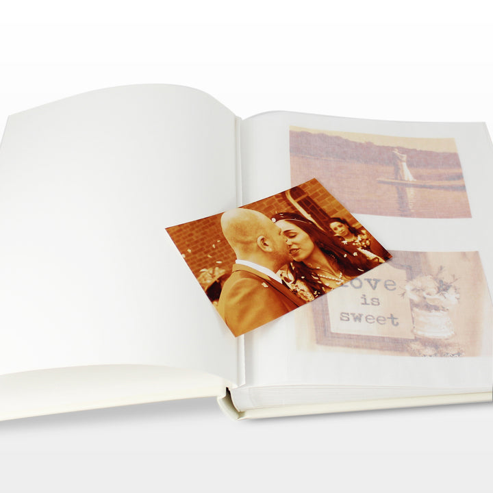 Buy Personalised Gold Butterfly Swirl Traditional Photo Album available now at www.giftsfinder.co.uk