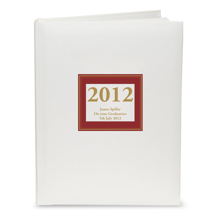 Personalised Red Square Traditional Album in gift category Personalised Photo Albums