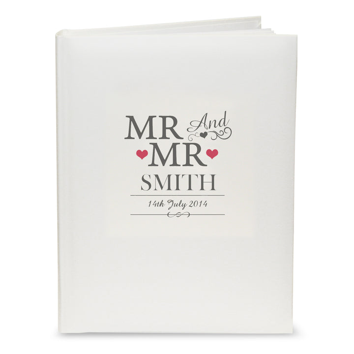 Buy Personalised Mr & Mr Traditional Photo Album available now at www.giftsfinder.co.uk