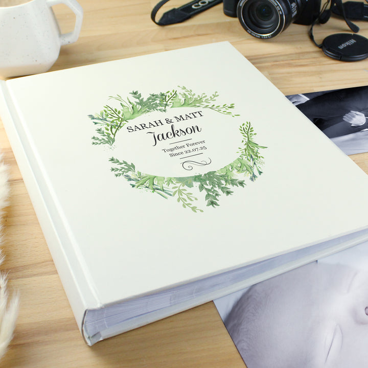 Buy Personalised Fresh Botanical Traditional Album at www.giftsfinder.co.uk