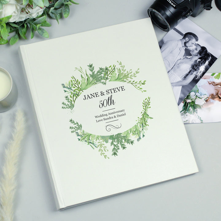 Buy Personalised Fresh Botanical Traditional Photo Album available now at www.giftsfinder.co.uk