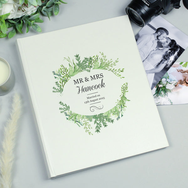 Buy Personalised Fresh Botanical Traditional Album at www.giftsfinder.co.uk