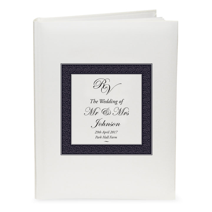 Buy Personalised Ornate Monogram Traditional Album at www.giftsfinder.co.uk