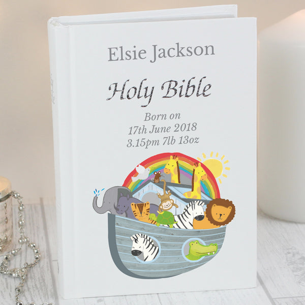 Buy Personalised Noahs Ark Bible at www.giftsfinder.co.uk