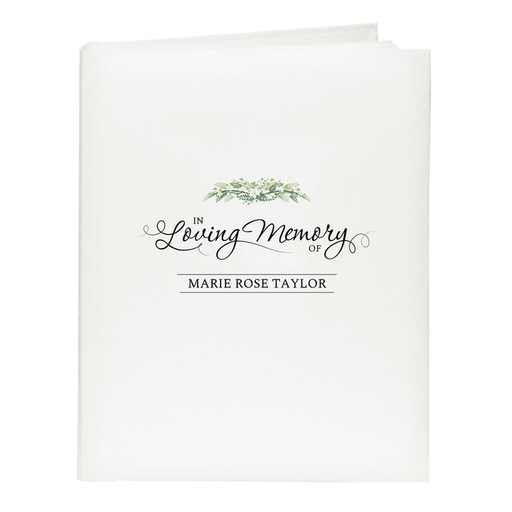 Buy Personalised In Loving Memory Traditional Album at www.giftsfinder.co.uk