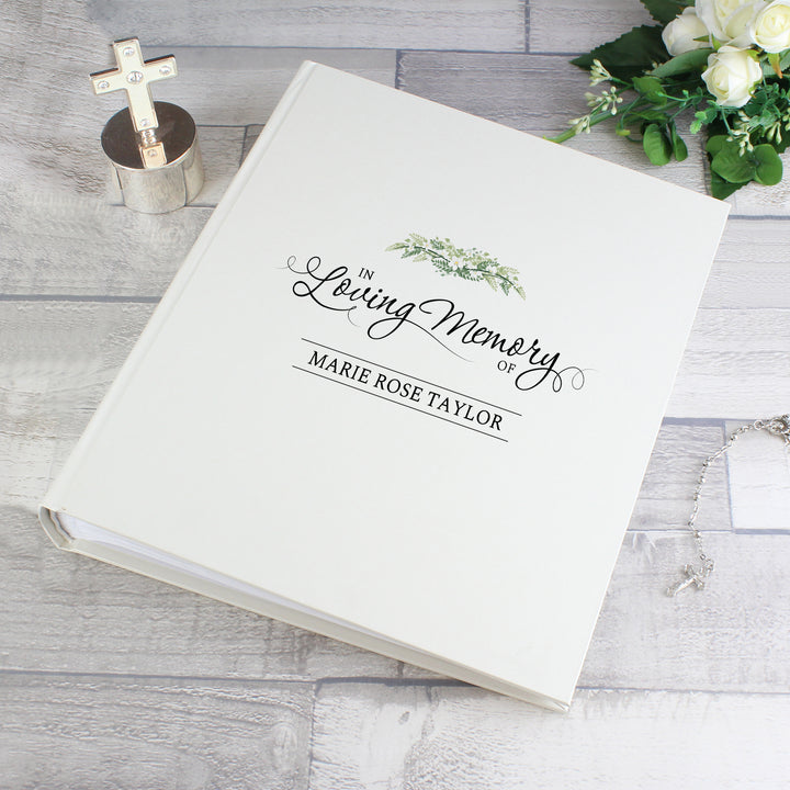 Buy Personalised In Loving Memory Traditional Album at www.giftsfinder.co.uk