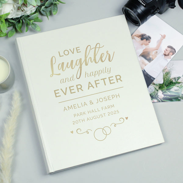 Buy Personalised Happily Ever After Traditional Album at www.giftsfinder.co.uk