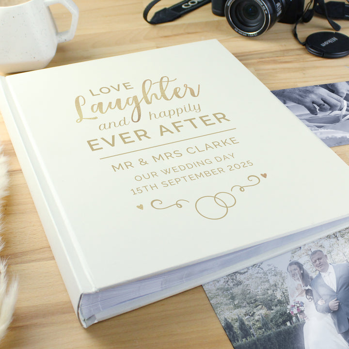 Buy Personalised Happily Ever After Traditional Album at www.giftsfinder.co.uk