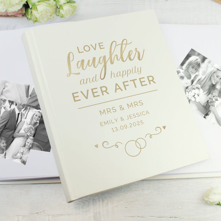 Buy Personalised Happily Ever After Traditional Album at www.giftsfinder.co.uk