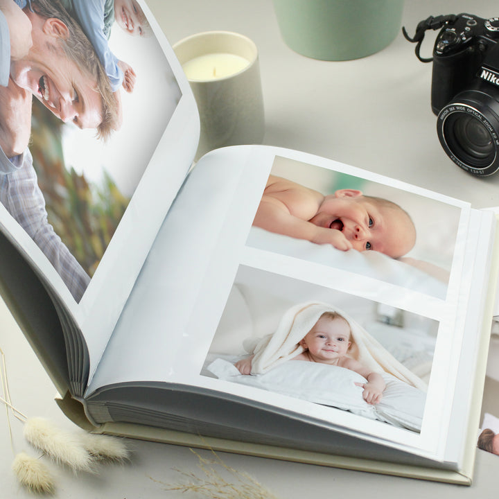 Buy Personalised 'Truly Blessed' Christening Square Photo Album available now at www.giftsfinder.co.uk