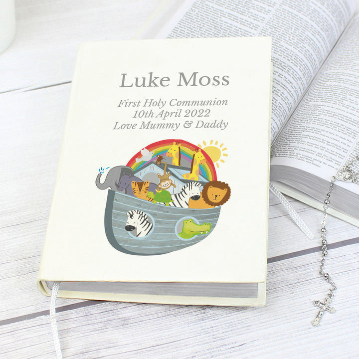 Buy Personalised Noahs Ark Holy Bible - Eco-friendly at www.giftsfinder.co.uk