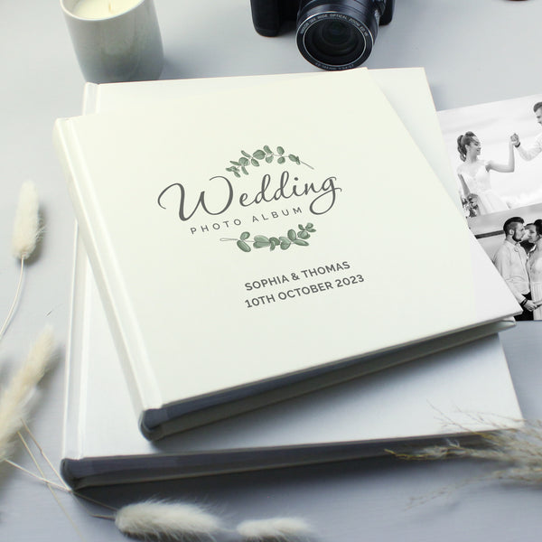 Personalised Wedding Square Photo Album in gift category Personalised Photo Albums