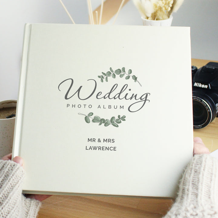 Personalised Wedding Square Photo Album in gift category Personalised Photo Albums