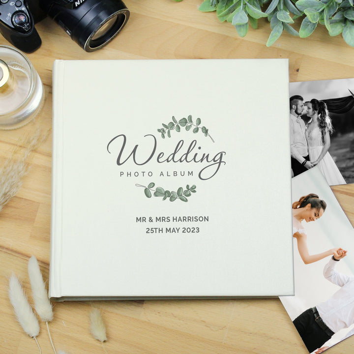 Personalised Wedding Square Photo Album in gift category Personalised Photo Albums