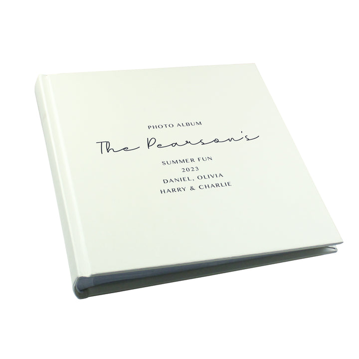 Buy Personalised Free Text Square Photo Album available now at www.giftsfinder.co.uk