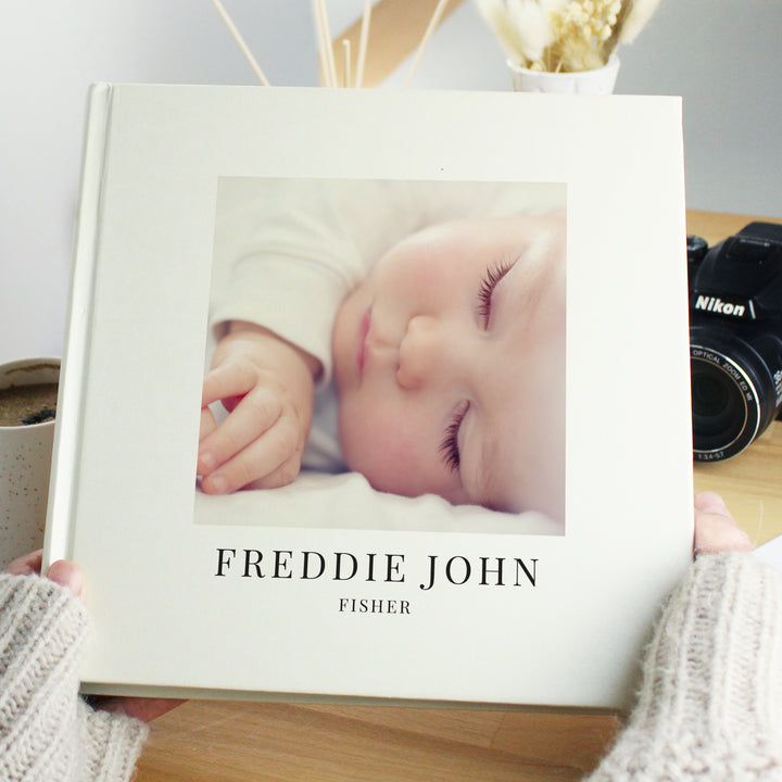 Buy Personalised Photo Upload Square Photo Album at www.giftsfinder.co.uk