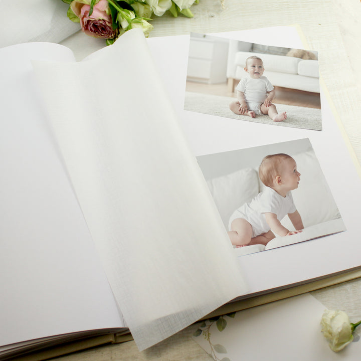 Personalised Christening Photo Upload Traditional Photo Album - part of the Photo Frames, Albums and Guestbooks collection