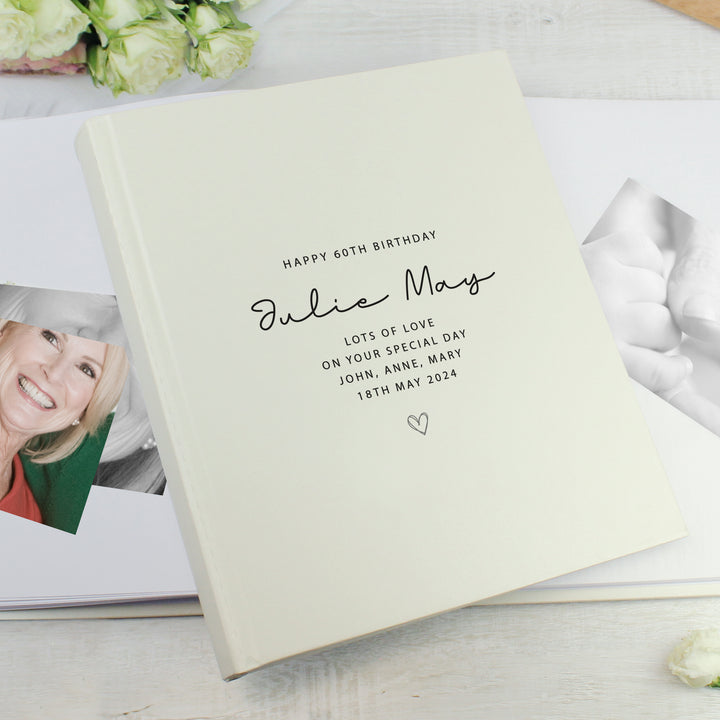 Personalised Traditional Photo Album in gift category Photo Frames, Albums and Guestbooks