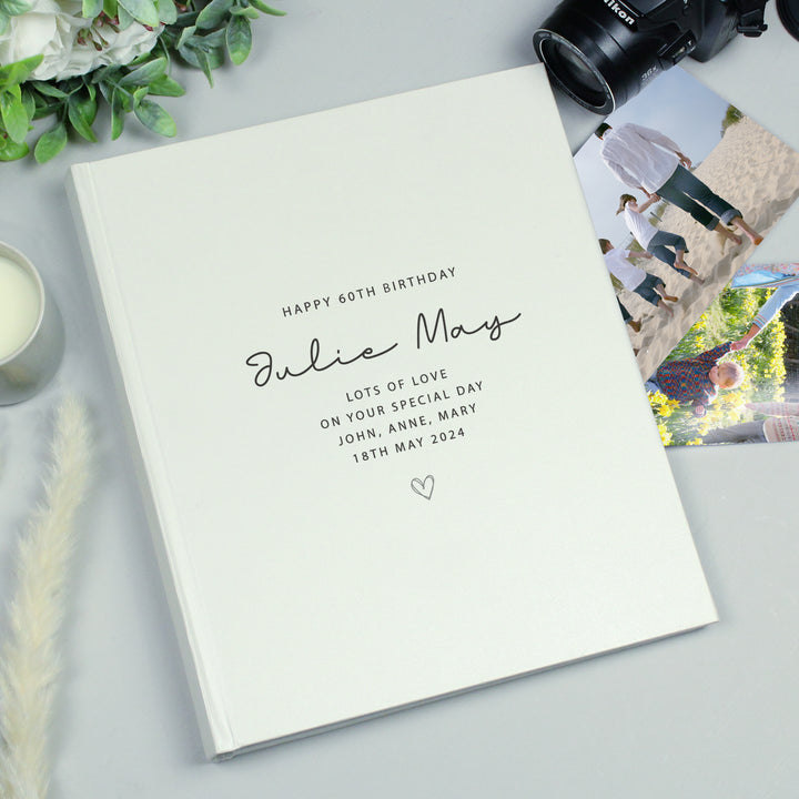 Personalised Traditional Photo Album in gift category Photo Frames, Albums and Guestbooks