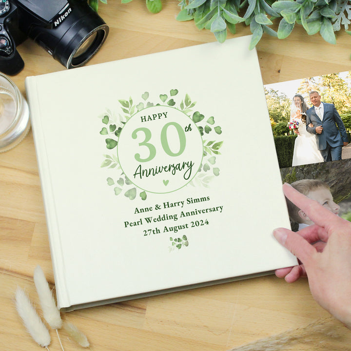 Buy Personalised Botanical Anniversary Photo Album available now at www.giftsfinder.co.uk