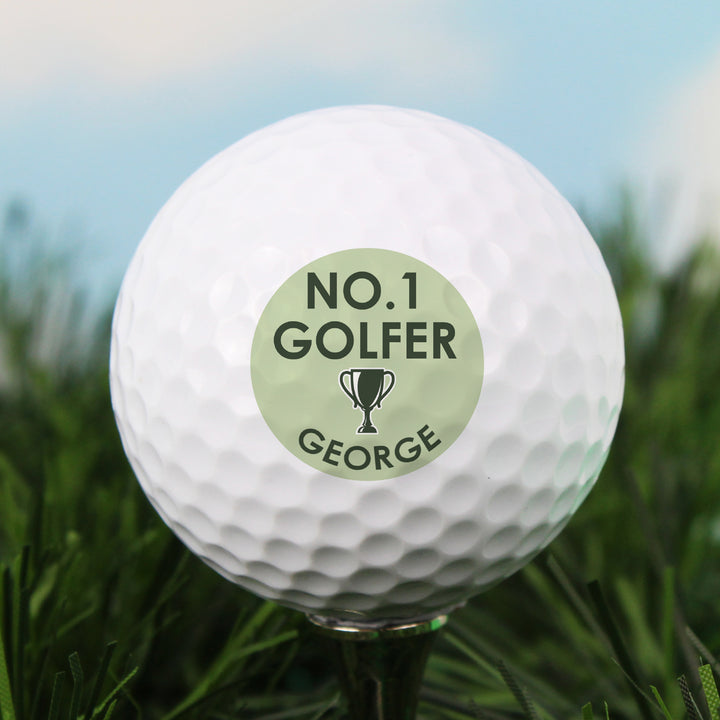 Personalised No.1 Golfer Golf Ball - part of the Gifts Finder Personalised Golf Gifts collection