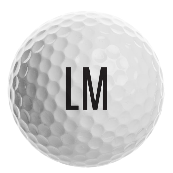 Personalised Initials Golf Ball - part of the Gifts Finder Personalised Golf Gifts collection